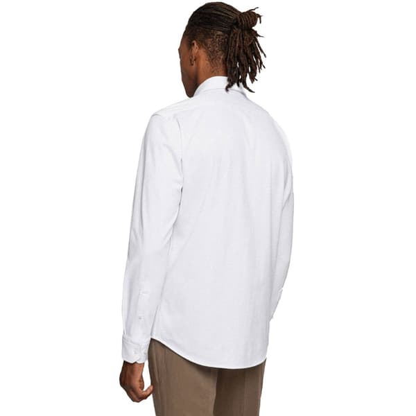 Boss Skjorte 50473313-100/p-joe Spread Hvid 42 Mand