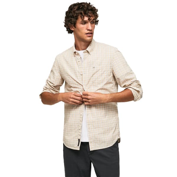 Pepe Jeans Långärmad Tröja Lincoln Beige XL Man