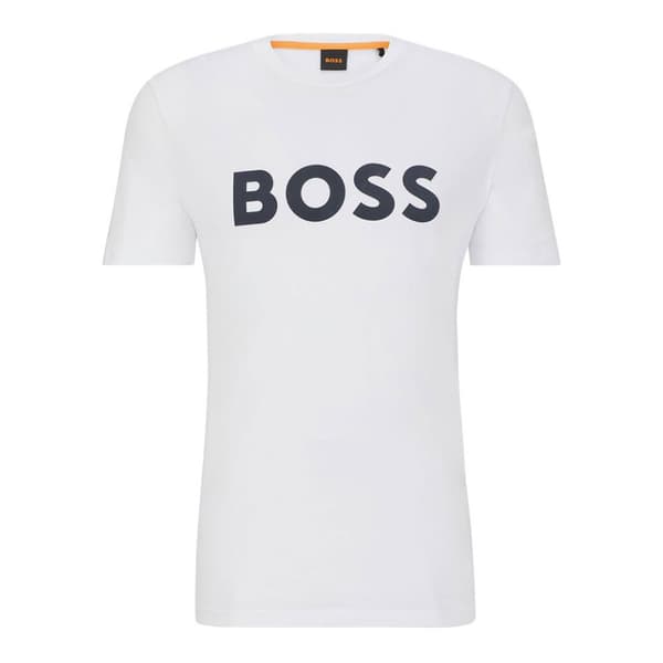 Boss Kortärmad T-shirt Thinking 1 10246016 Grå L Man