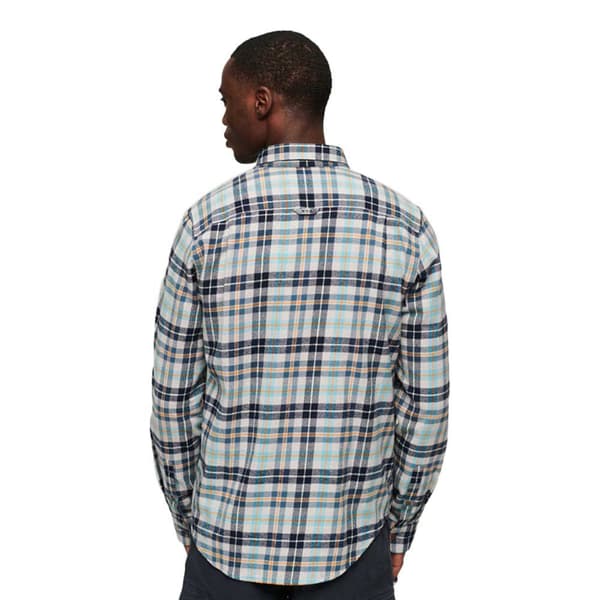 Superdry Långärmad Tröja Cotton Lumberjack Grå M Man
