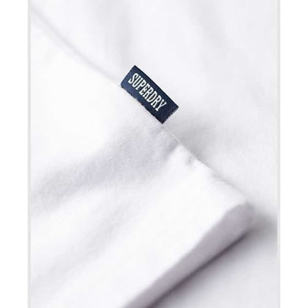 Superdry Långärmad T-shirt Essential Baseball Vit XL Man