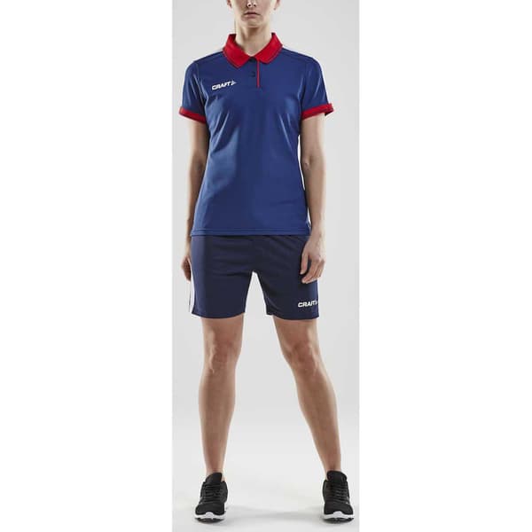 Craft Kortærmet Poloshirt Pro Control Blå L Kvinde