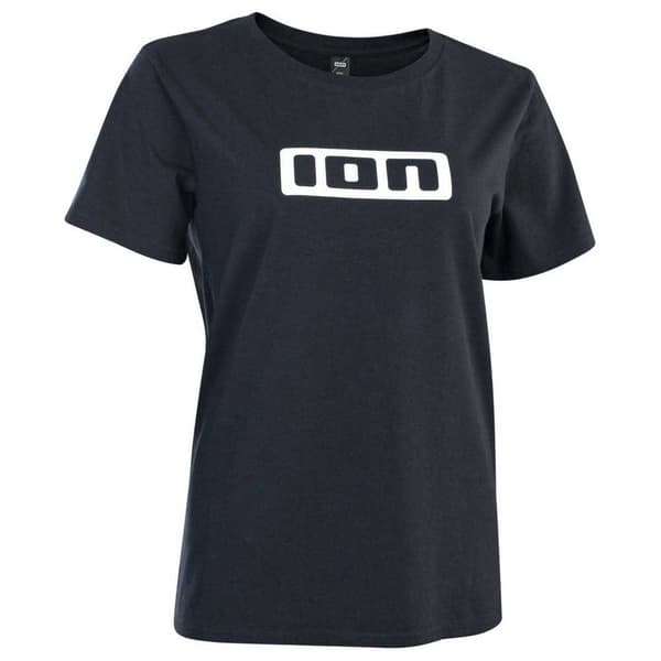 Ion Kortärmad T-shirt Logo Svart M Kvinna