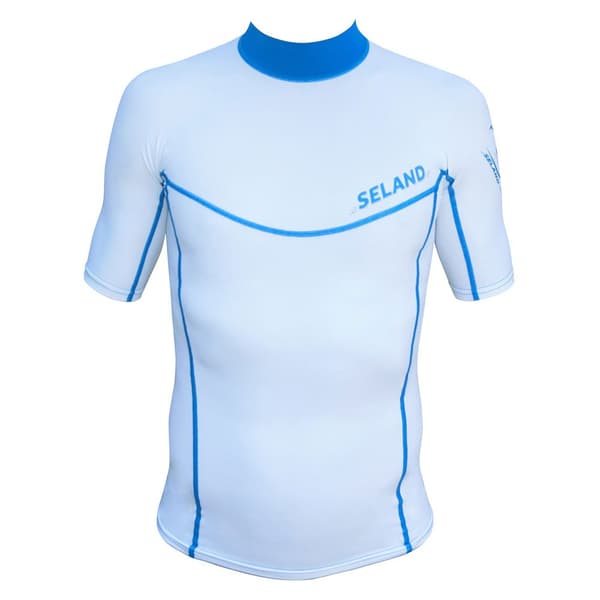 Seland Kortärmad T-shirt Elastan Fina Blå 2XS Man