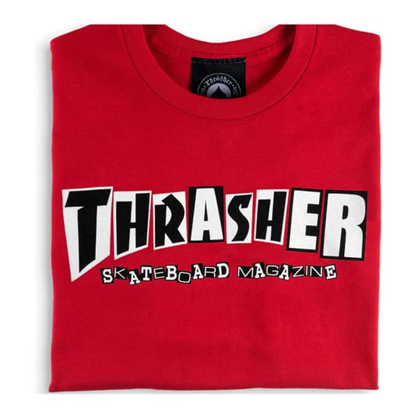 Thrasher Kortärmad T-shirt Baker X Röd S Man