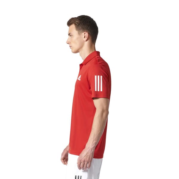 Adidas Lyhythihainen Poolopaita Club Punainen S Mies