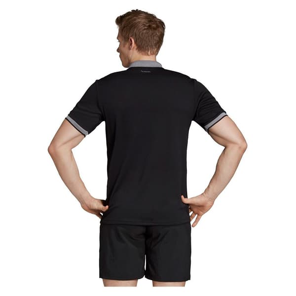 Adidas Kortærmet Poloshirt Club Solid Sort XS Mand