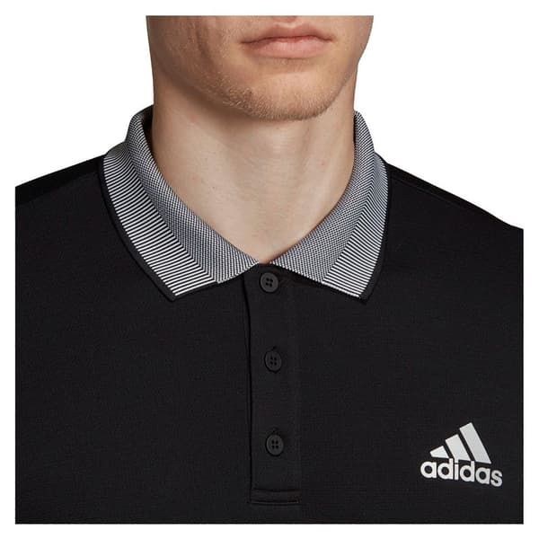 Adidas Kortærmet Poloshirt Club Solid Sort XS Mand