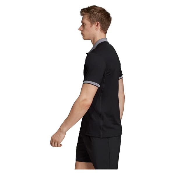 Adidas Kortærmet Poloshirt Club Solid Sort XS Mand