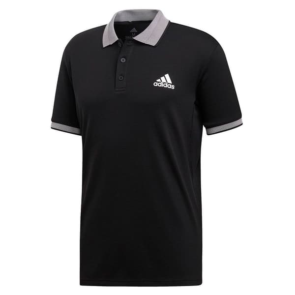 Adidas Kortærmet Poloshirt Club Solid Sort XS Mand