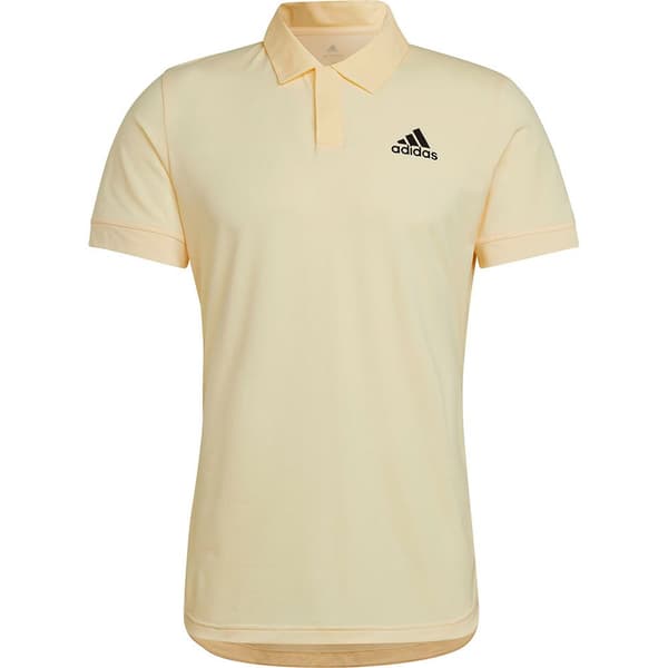 Adidas Kortärmad Piké New York Freelift Beige S Man