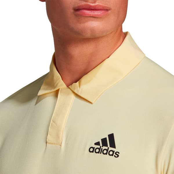 Adidas Kortärmad Piké New York Freelift Beige S Man