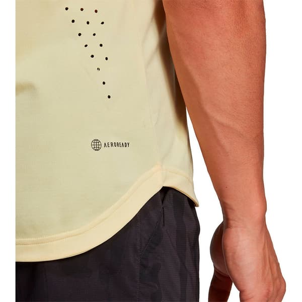 Adidas Kortärmad Piké New York Freelift Beige S Man