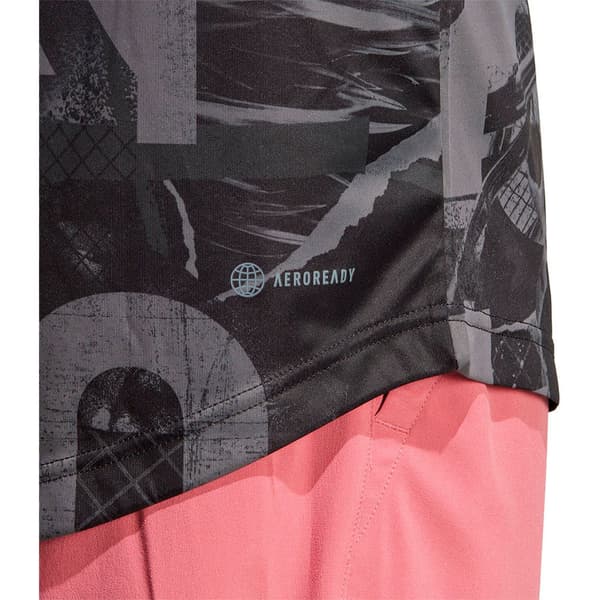 Adidas Lyhythihainen Poolo Club Graphic Harmaa S Mies