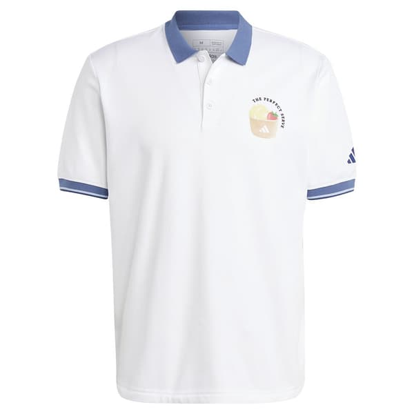 Adidas Kortärmad Piké Clubhouse Classic Premium Vit S Man