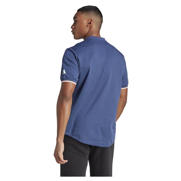 Adidas Kortärmad Piké Premium Blå M Man
