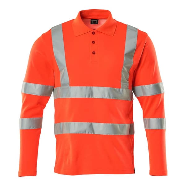 Mascot Långärmad Piké Safe Classic 18283 Orange S