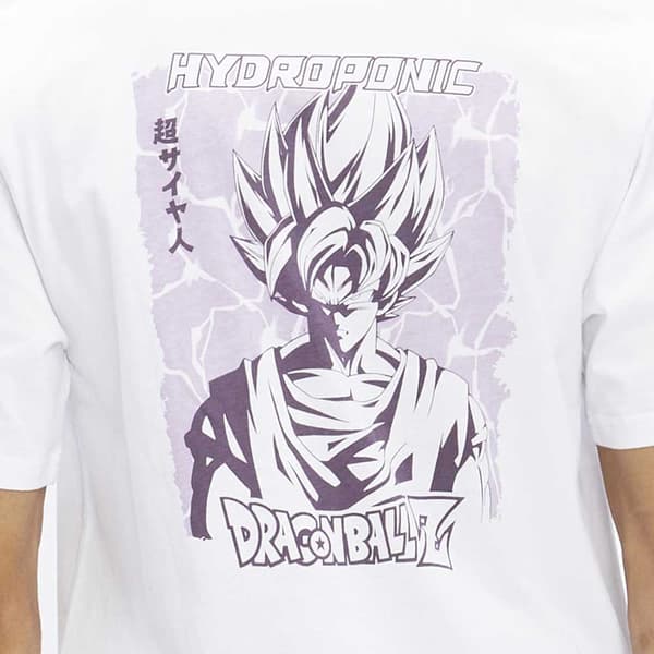 Hydroponic Kortärmad T-shirt Dbz Shadow Vit S Man