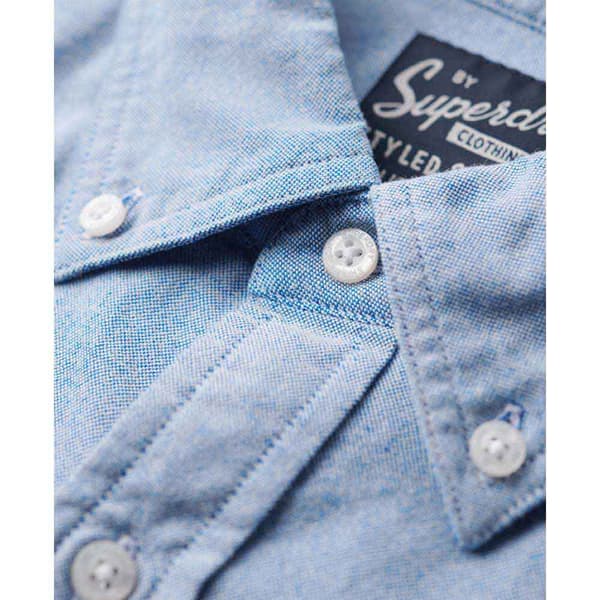 Superdry Långärmad Tröja Cotton Oxford Blå XL Man