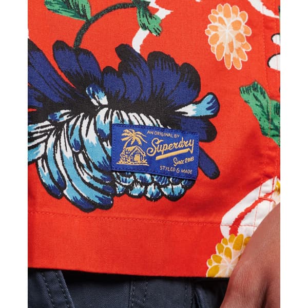 Superdry Lyhythihainen Paita Vintage Hawaiian Oranssi M Mies