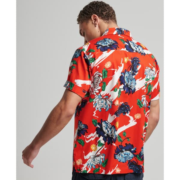 Superdry Lyhythihainen Paita Vintage Hawaiian Oranssi M Mies