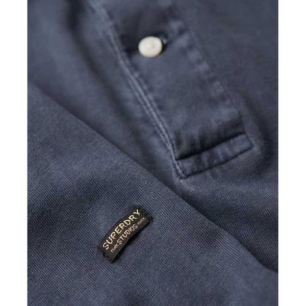 Superdry Långärmad Piké Studios Jersey Blå 2XL Man