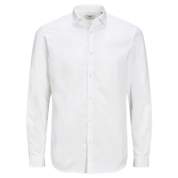 Jack & Jones Pitkähihainen Paita Blacardiff Plus Valkoinen 8XL Mies