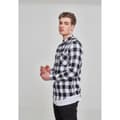 Miniatyrbillede 5 af 8: Urban Classics Basic Flannelskjorte Sort XS Mand