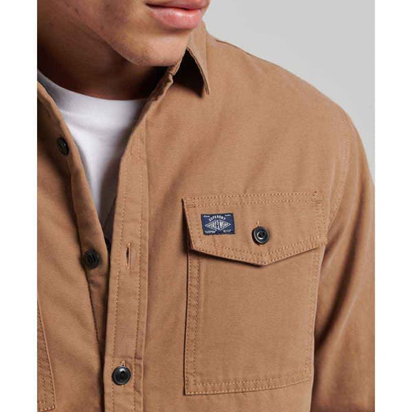 Superdry Paita Vintage Borg Lined Miller Ruskea S Mies