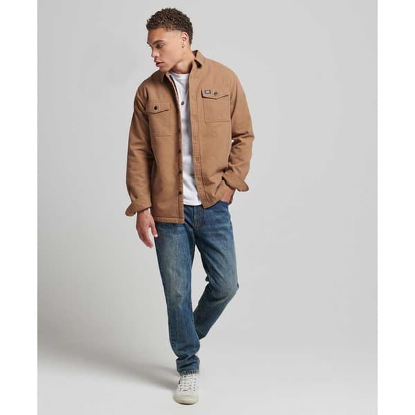 Superdry Paita Vintage Borg Lined Miller Ruskea S Mies