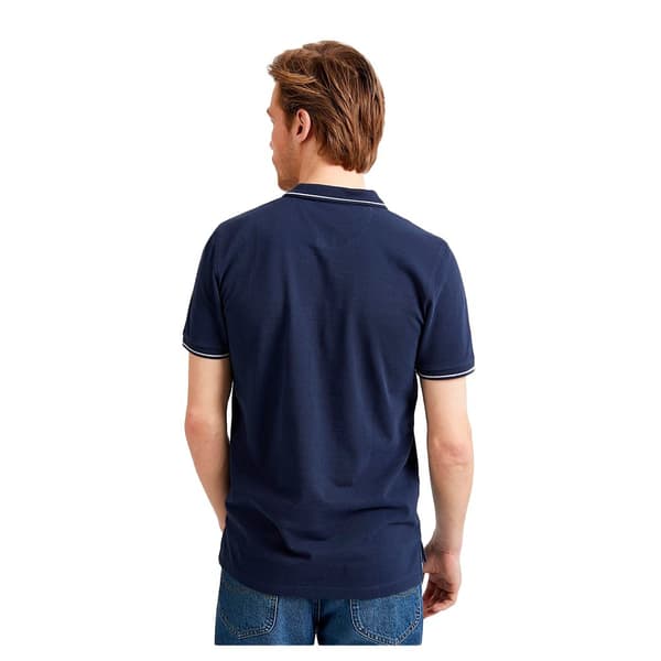 Lee Kortærmet Poloshirt Piqué Blå 4XL / Regular Mand