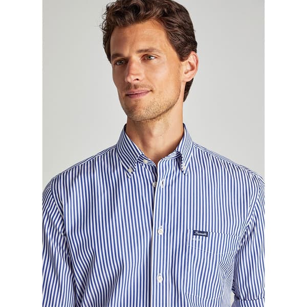 FaÇonnable Långärmad Tröja Clb Bd Basic Bengal Blå 3XL Man