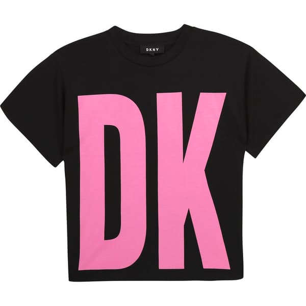 Dkny Lyhythihainen T-shirt T-shirt Musta 14 Years
