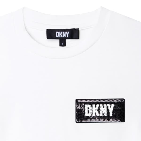 Dkny Kortærmet T-shirt D35s30 Hvid 12 Years