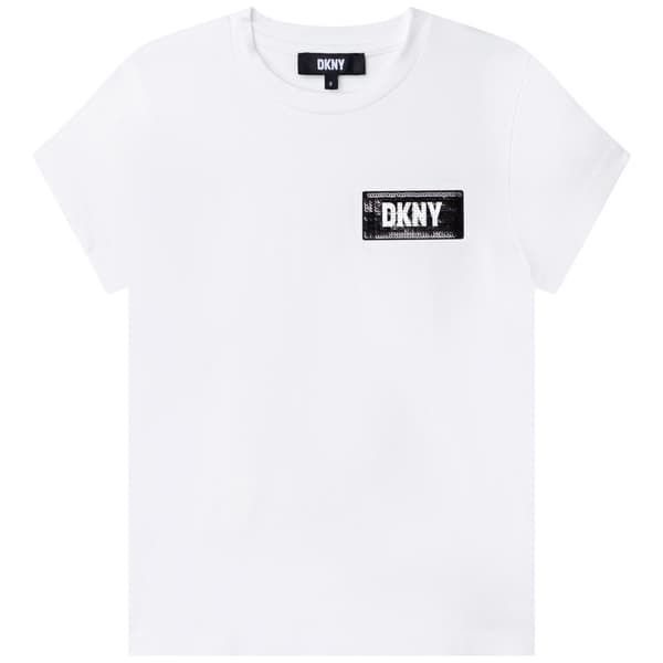 Dkny Kortærmet T-shirt D35s30 Hvid 12 Years