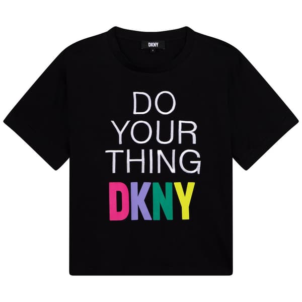 Dkny Lyhythihainen T-paita D35s31 Musta 6 Years