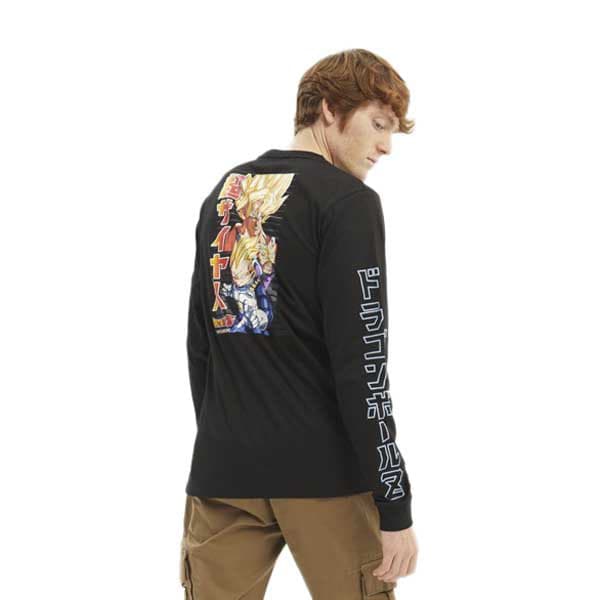 Hydroponic Ungdom Langærmet T-shirt Dragon Ball Z Saiyan 3 Sort 8 Years