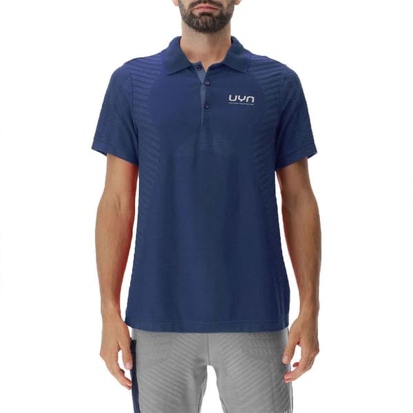 Uyn Kortärmad Piké Skipper Cotton Blå 2XL Man