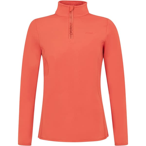 Protest Långärmad T-shirt Fabriz Orange XS Kvinna