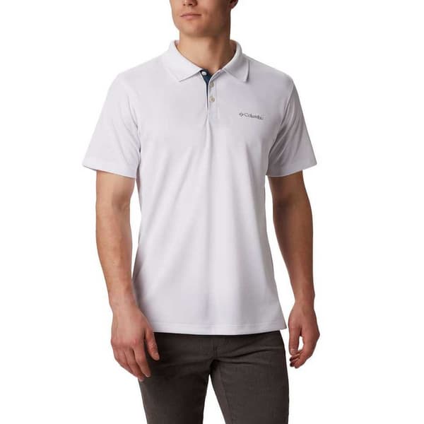 Columbia Användare Polo Vit L Man