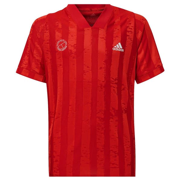 Adidas Kort Ärm T-shirt Printed Freelift Röd 15-16 Years