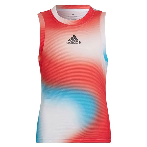 Adidas Ärmlös T-shirt Q1 Pb Röd 11-12 Years