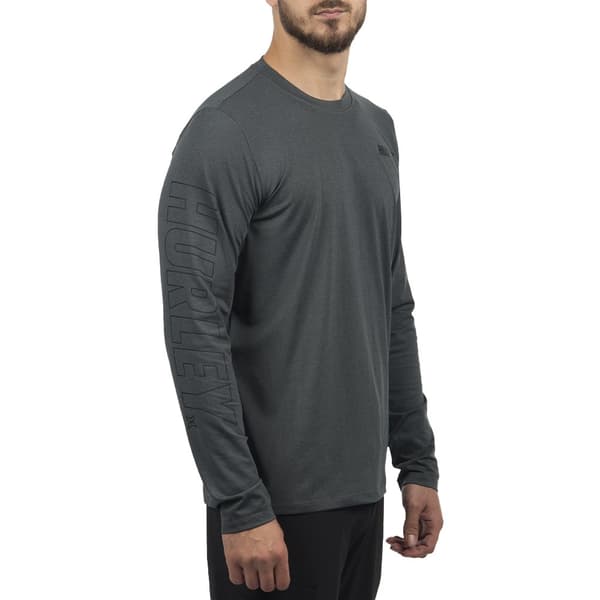 Hurley Långärmad T-shirt Dri-fit Easton Fl Upf Grå S Man