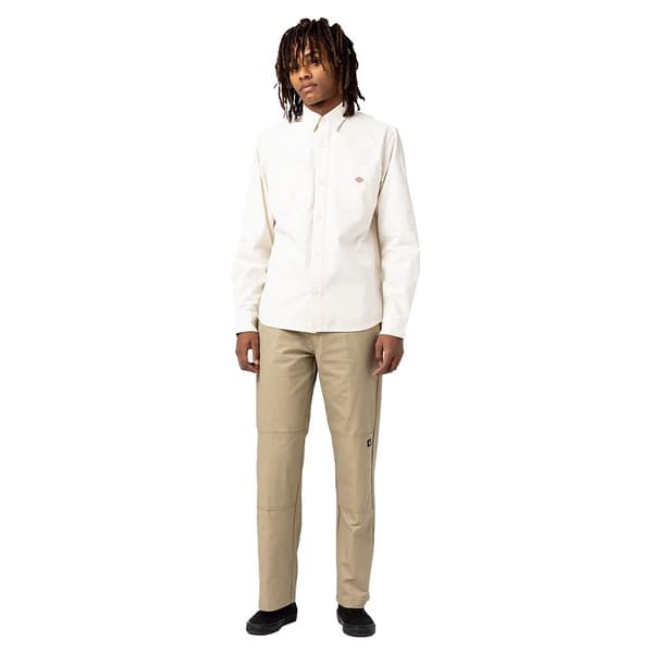 Dickies Lang ærmet Skjorte Duck Canvas Hvid S Mand