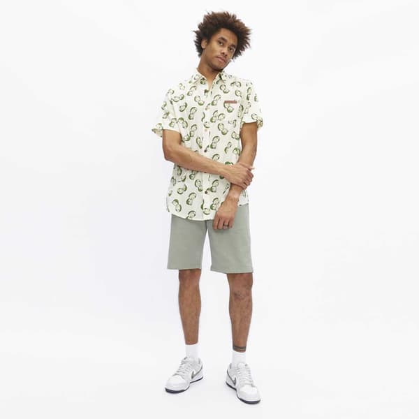 Hydroponic Kortärmad Tröja Dbz Lime Beige M Man