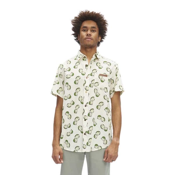 Hydroponic Kortärmad Tröja Dbz Lime Beige M Man