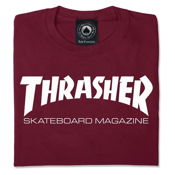 Thrasher Kortärmad T-shirt Skate Mag Röd S Man