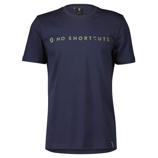 Scott Kortärmad T-shirt No Shortcuts Blå M Man