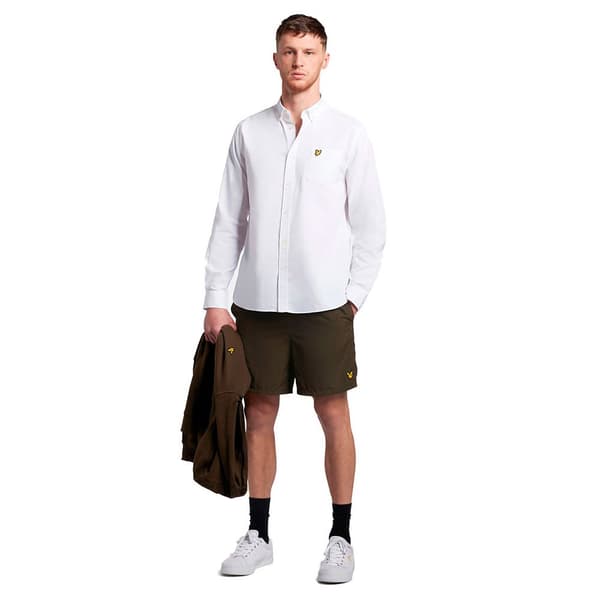 Lyle & Scott Paita Oxford Valkoinen L Mies