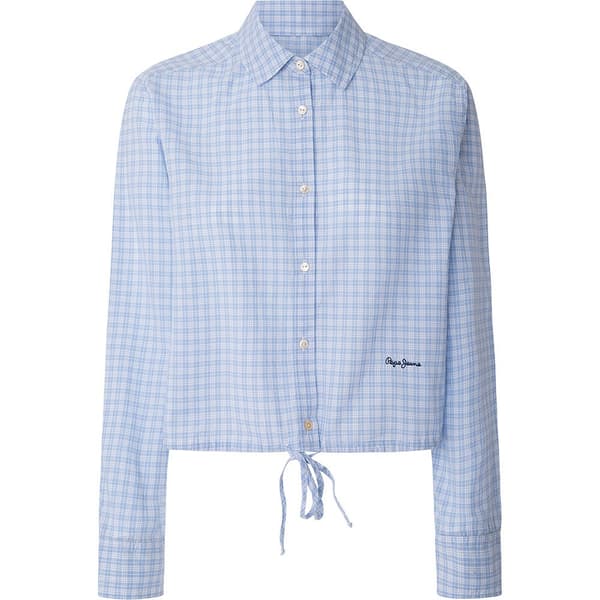 Pepe Jeans Långärmad Tröja Edilia Blå M Kvinna